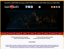 Tablet Screenshot of camutband.com